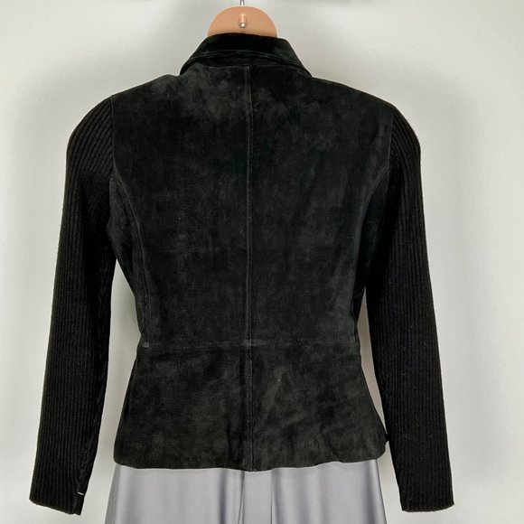 Vintage AMI Womens Washable Suede Jacket Full Zip New Old Stock size Petite XL - Picture 6 of 12